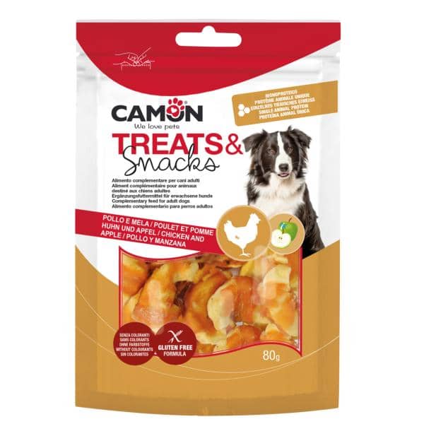 BOUCHÉES DE POMME AVEC POULET -80G